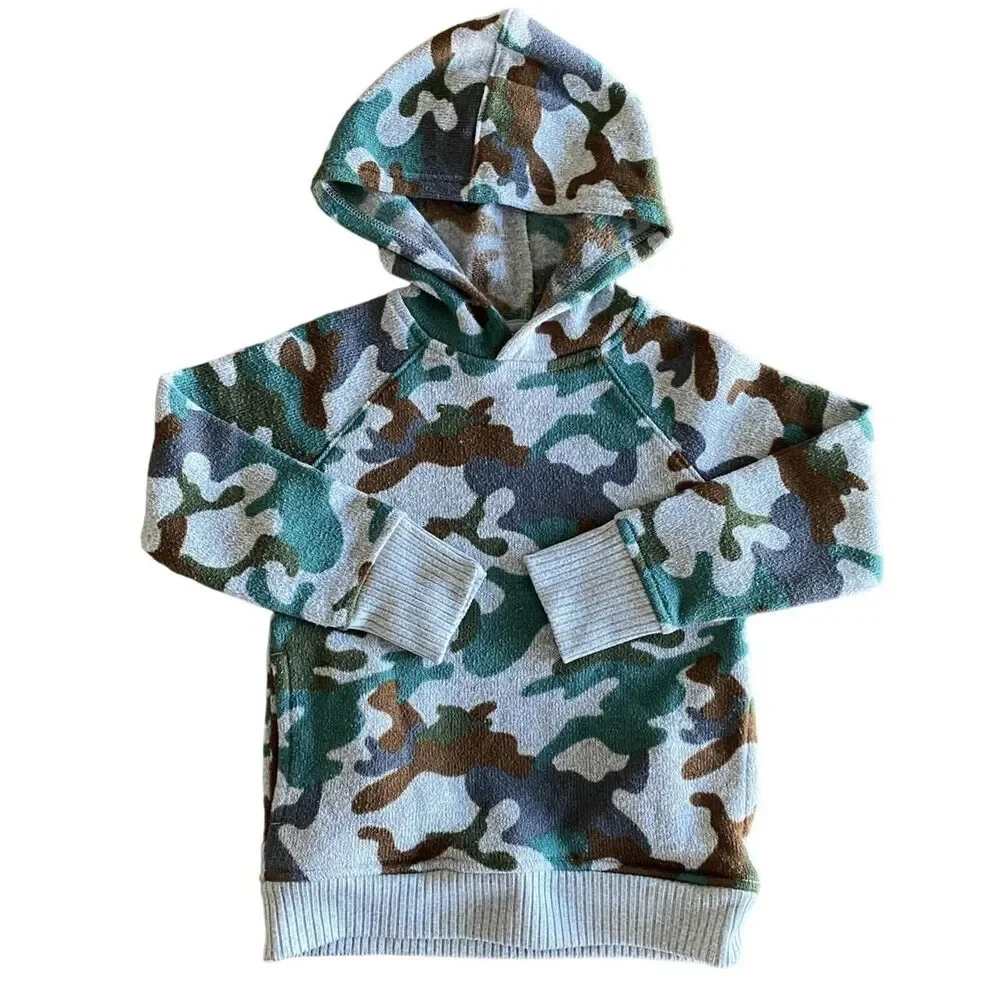 Gymboree Camo Print Hooded Sweater Boys' XS (4)